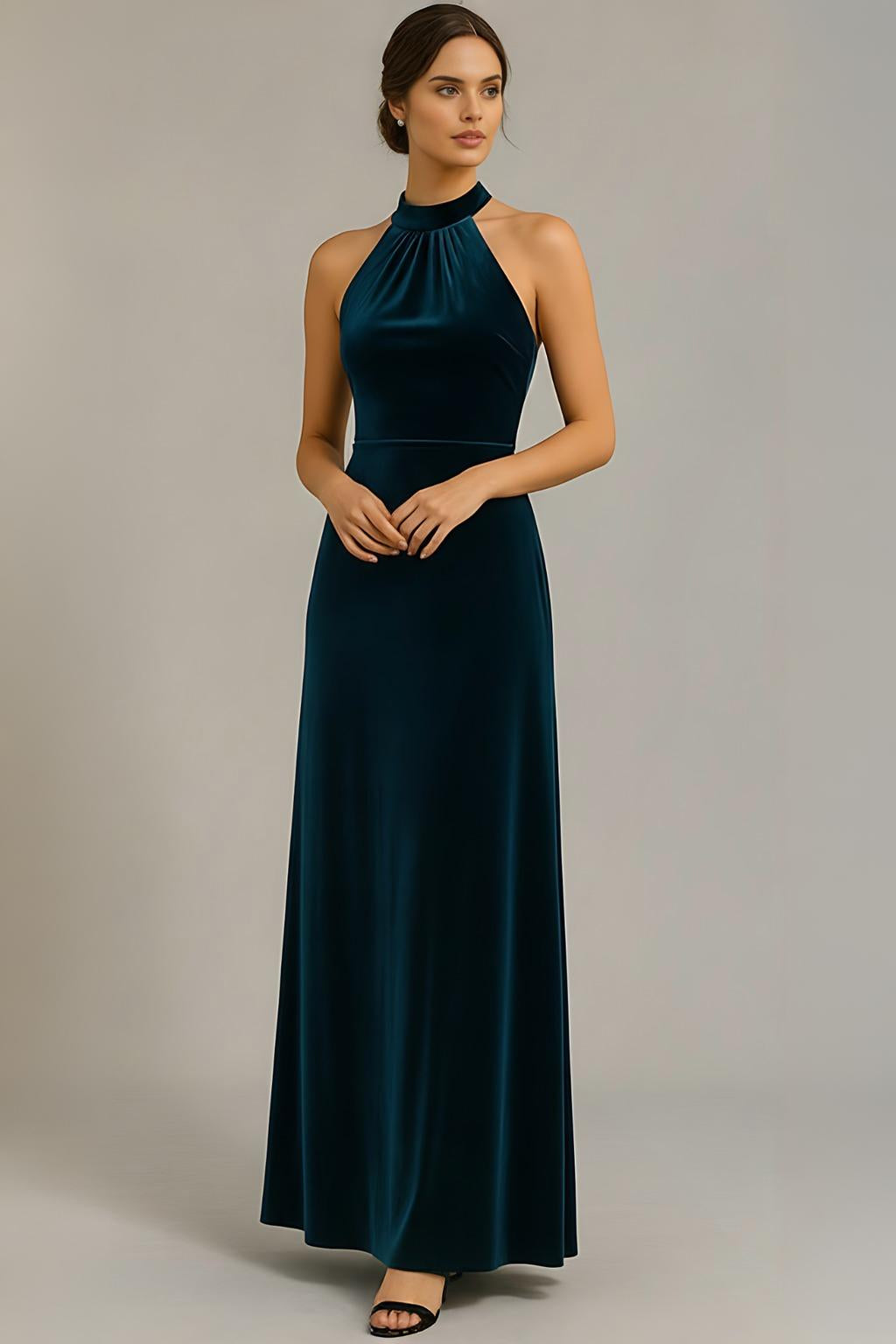 Halter Neck Maxi Dress