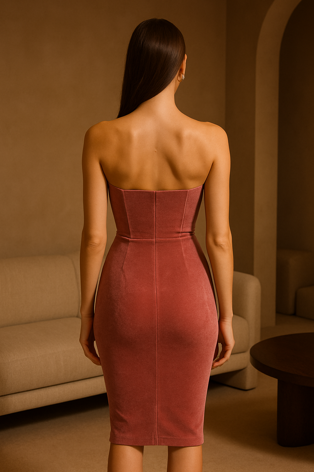 Pink Bustier Dress