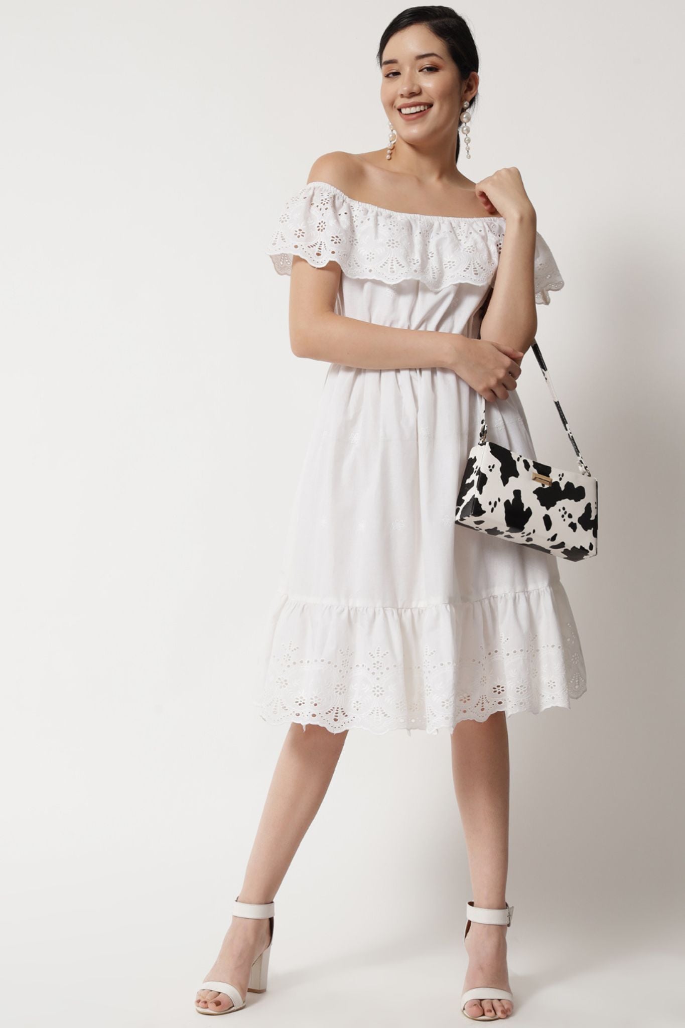 Eyelet Embroidered Dress - Alter Amour