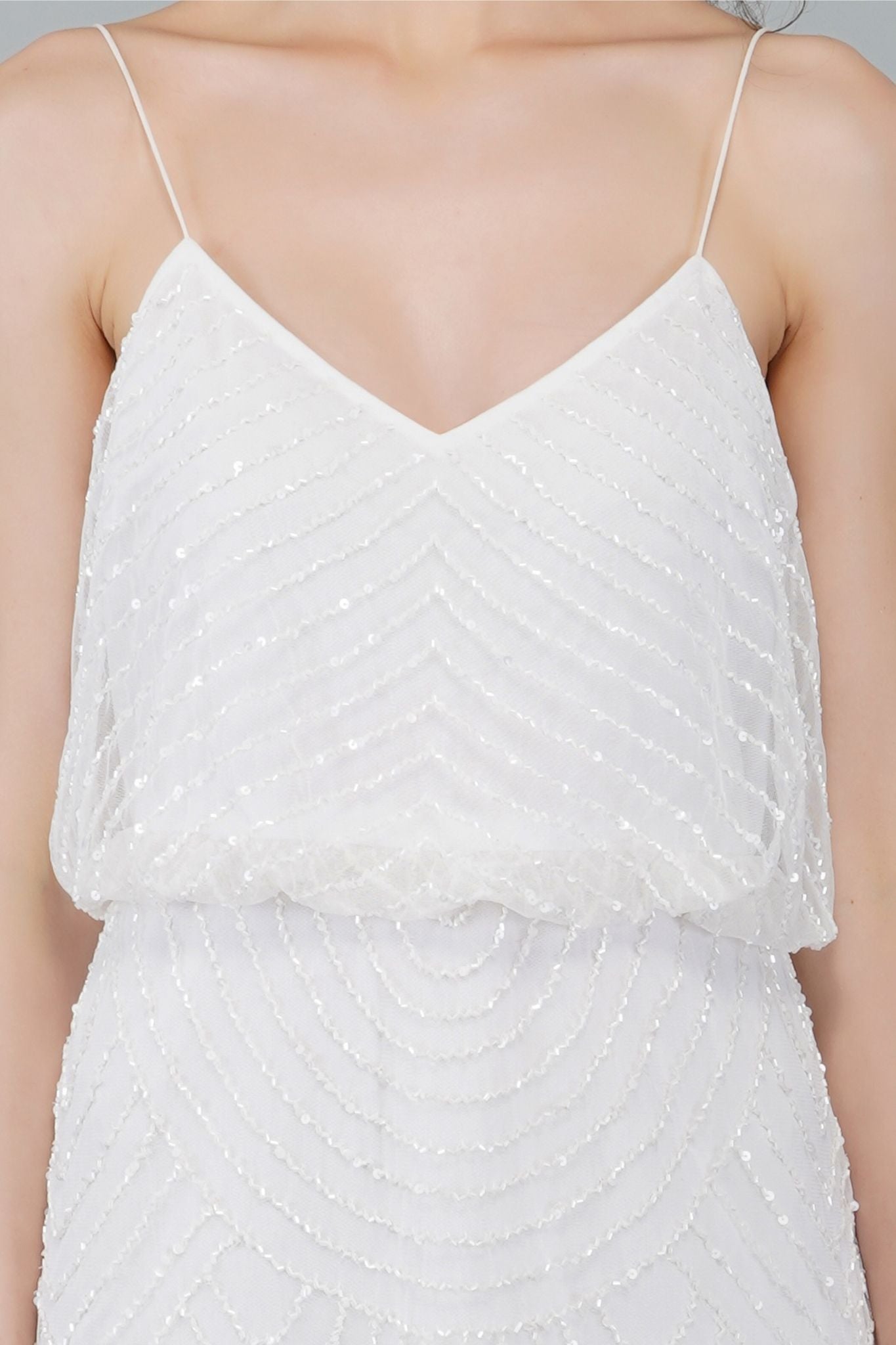 Luna - Embellished Blouson Dress - AlterAmour