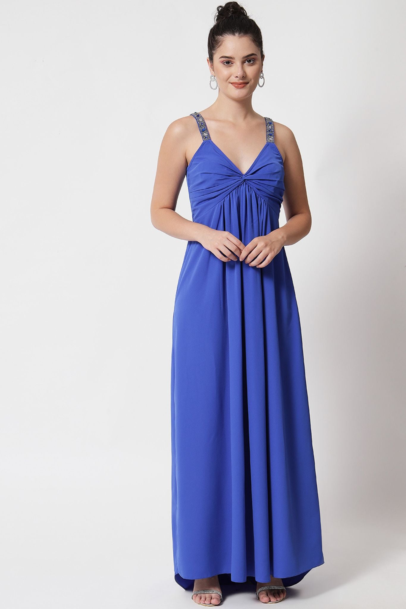 Royal Blue High-Low Cocktail Dress - Alter Amour
