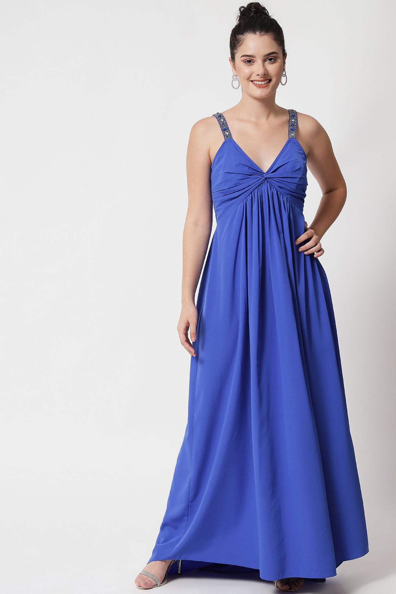 Royal Blue High-Low Cocktail Dress - Alter Amour
