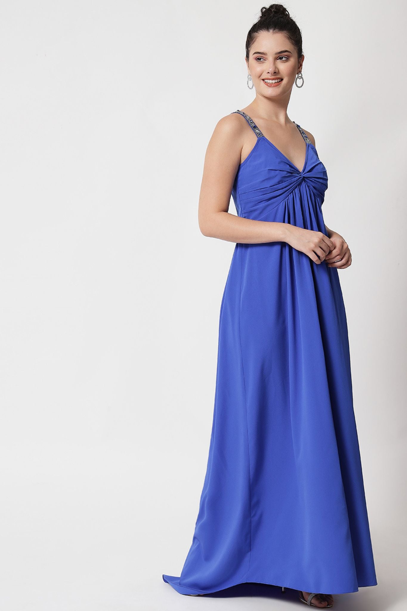 Royal Blue High-Low Cocktail Dress - Alter Amour