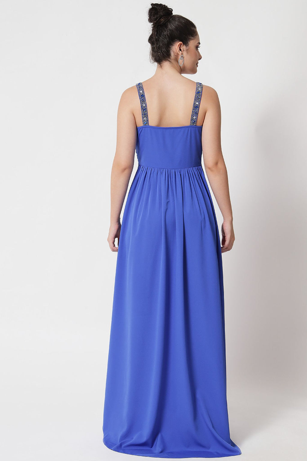 Royal Blue High-Low Cocktail Dress - Alter Amour
