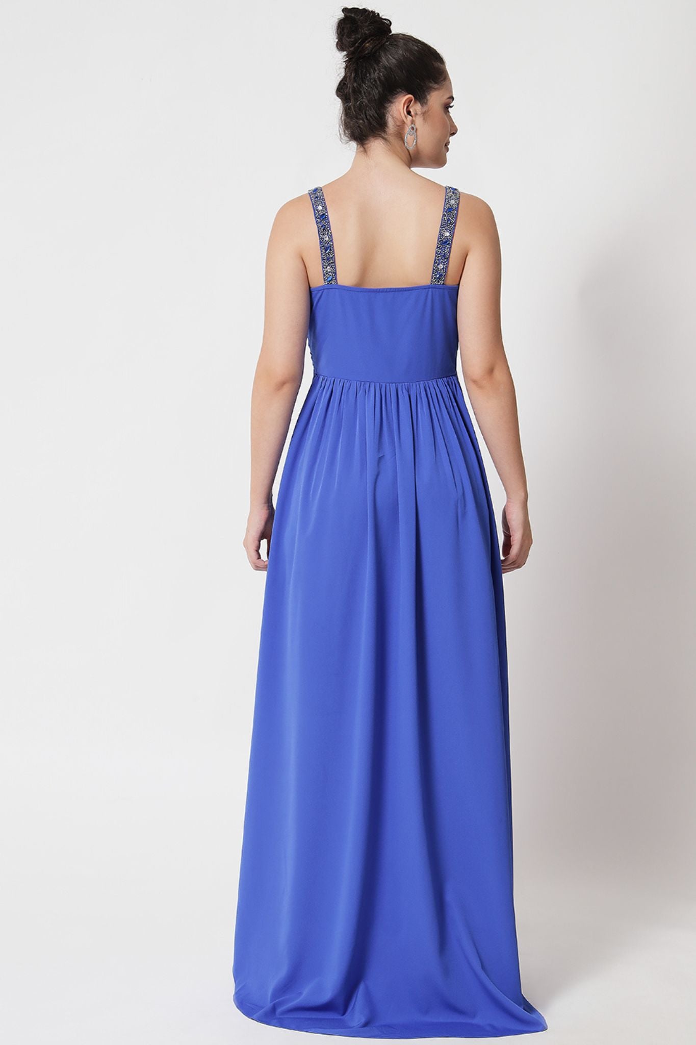 Royal Blue High-Low Cocktail Dress - Alter Amour