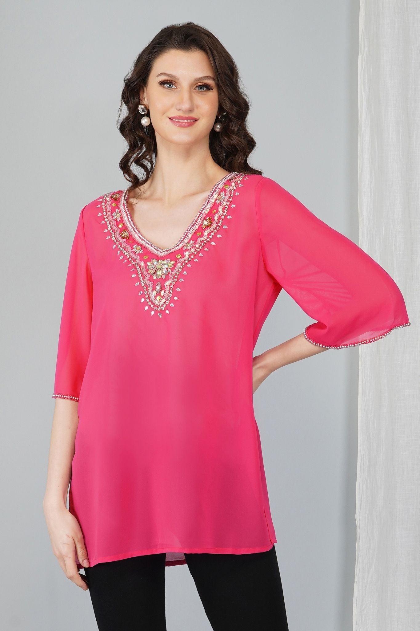 Samaira - Beaded Top - AlterAmour