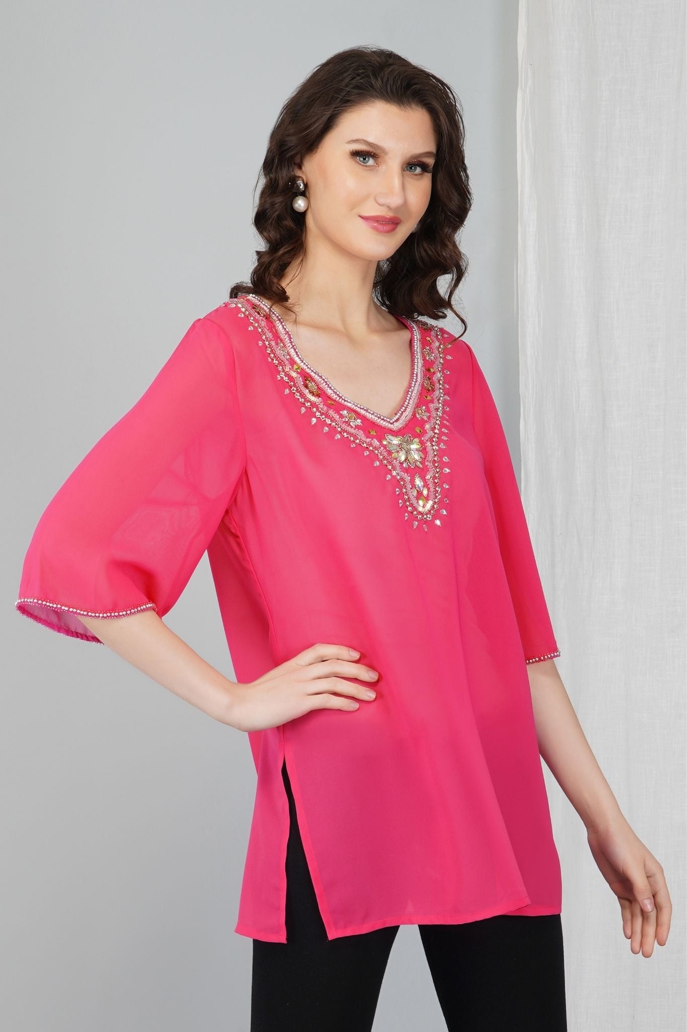 Samaira - Beaded Top - AlterAmour