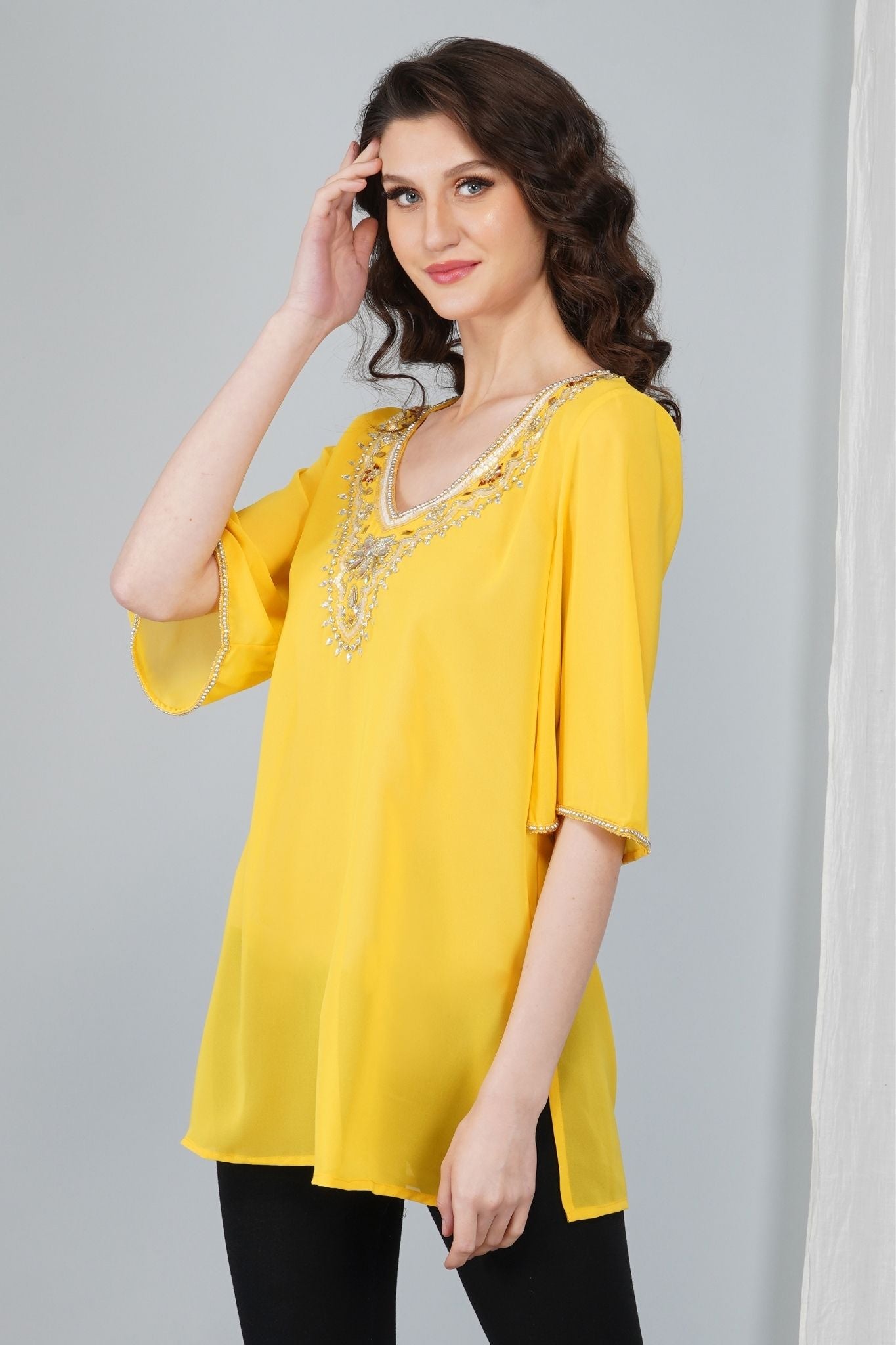 Samaira - Beaded Top - AlterAmour